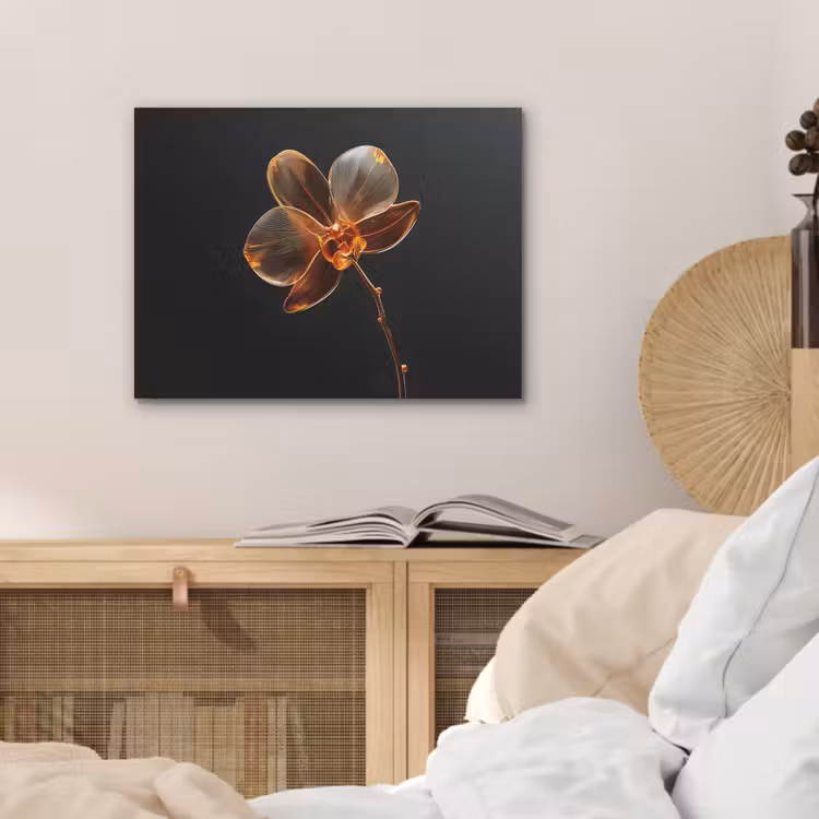 Orchidee - Doorzichtig - Bloem PET vilt klein -sfeer3
