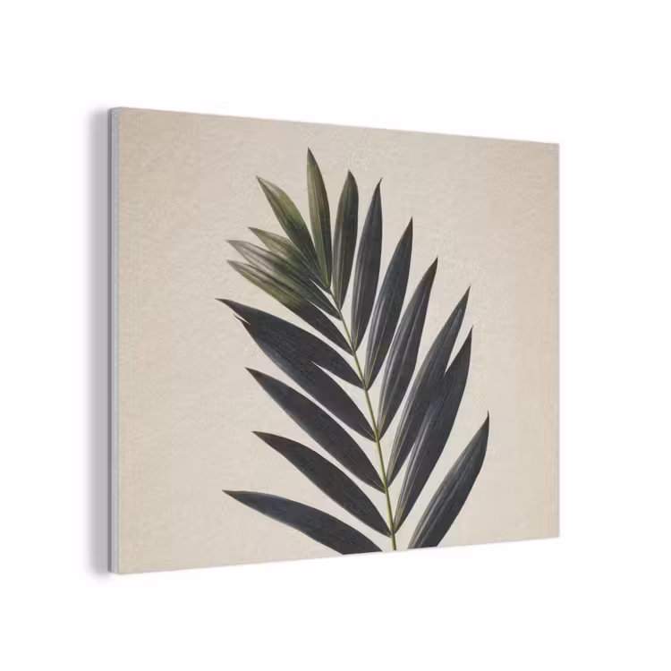 Palmblad - Donkere bladen - Subtiel PET vilt klein -3d