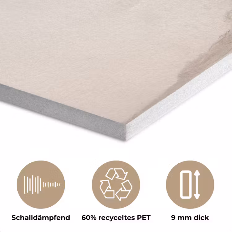 Palmboom - Schaduw - Trap - Beige PET vilt klein -closeup_DE