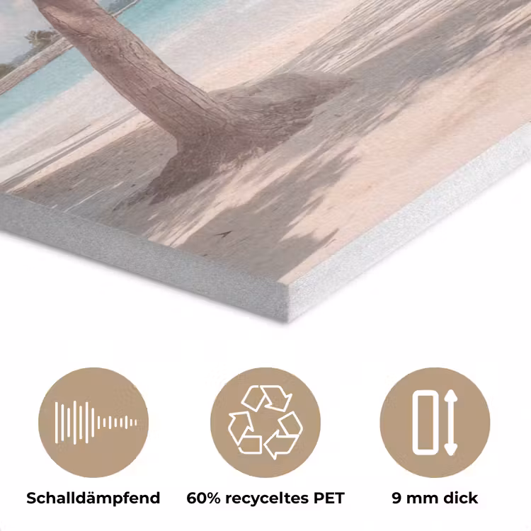 Palmboom - Schommel - Strand - Lucht PET vilt klein -closeup_DE