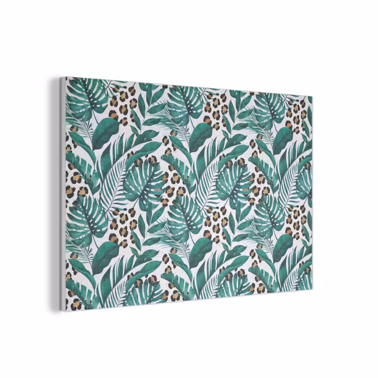 Palmblad - Panterprint - Tropical PET vilt middel -3d