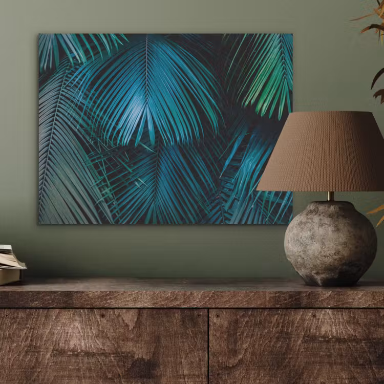 Palmblad - Tropisch - Natuur - Jungle PET vilt klein -sfeer2