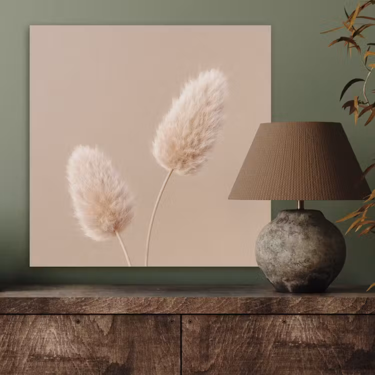 Pampas pluimen - Beige - Planten PET vilt klein -sfeer2