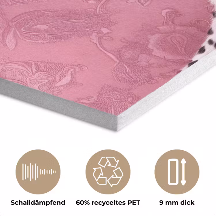 Panter - Luxe - Roze PET vilt klein -closeup_DE