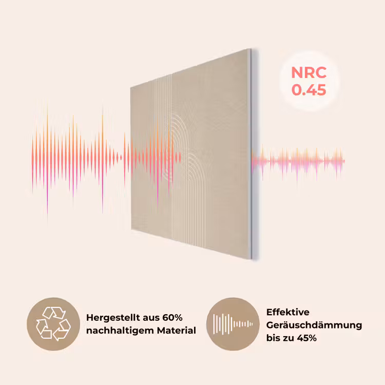 Parallelle lijnen - Lichte textuur - Beige PET vilt klein -USP_DE