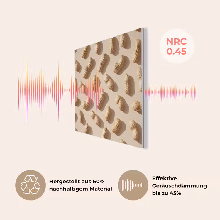 Pinda's - Patroon - Beige PET vilt klein -USP_DE