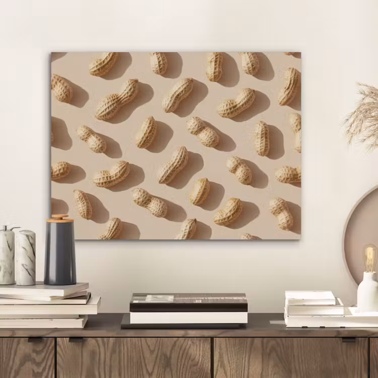 Pinda's - Patroon - Beige PET vilt klein -sfeer1