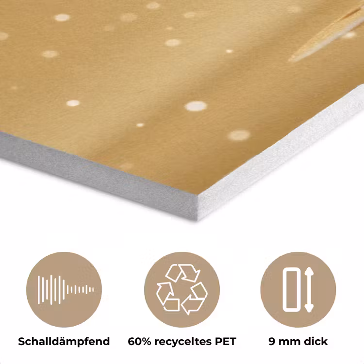 Pannenkoeken - Eten - Honing - Geel PET vilt klein -closeup_DE