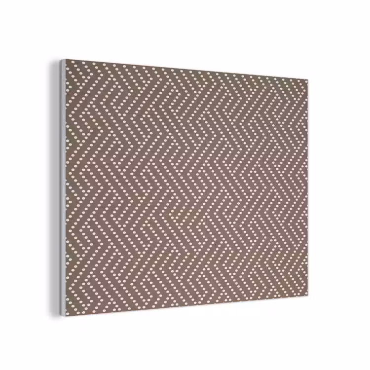 Stippen - Bruin - Beige - Patroon PET vilt klein 837 -3d