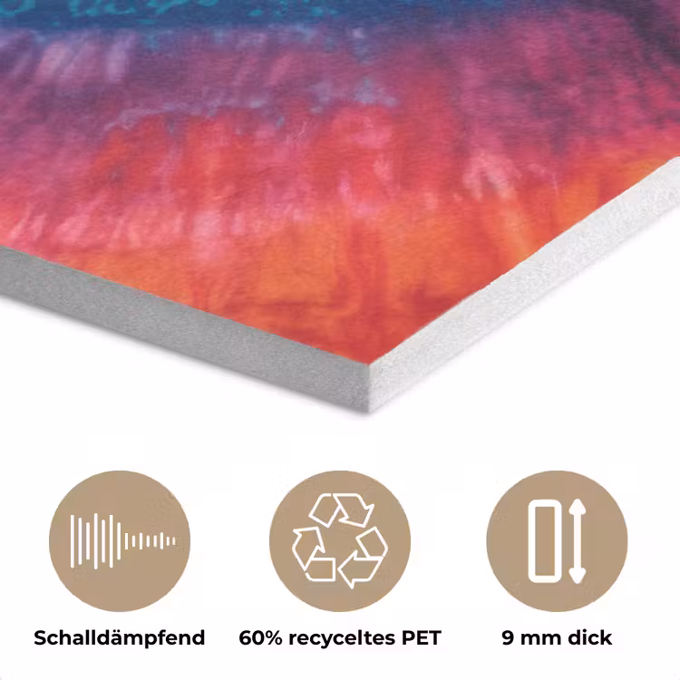 Regenboogkleuren - Tie dye - PET vilt klein -closeup_DE