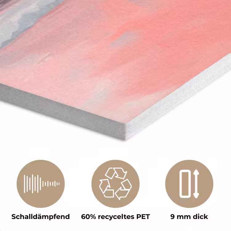 Roze - Surfen - Zee PET vilt klein -closeup_DE