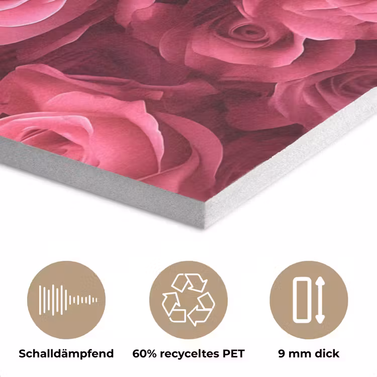 Rozen - Pink - Bloem PET vilt klein -closeup_DE