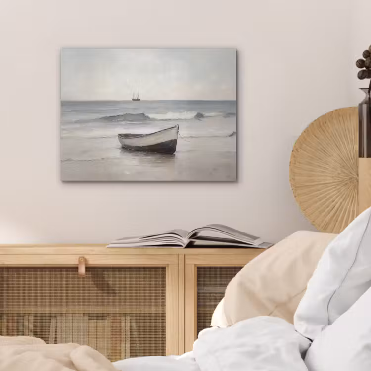 Roeiboot - Zee - Horizon PET vilt klein -sfeer3