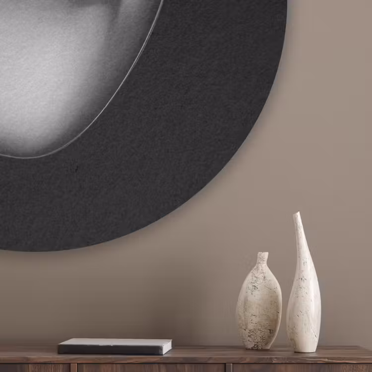 Appel - Metallic - Symmetrisch Akoestische PET Vilt - Rond klein -sfeer5_closeup