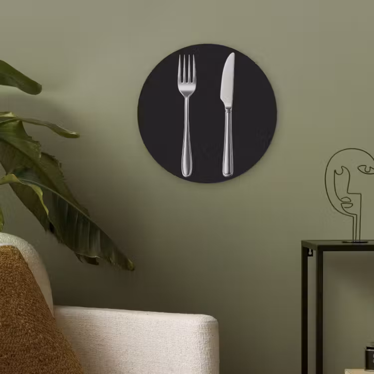 Bestek - Klassiek - Elegant Akoestische PET Vilt - Rond klein -sfeer2