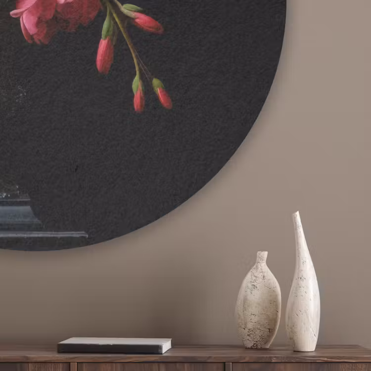 Boeket - Romantisch - Kleurrijk Akoestische PET Vilt - Rond klein -sfeer5_closeup