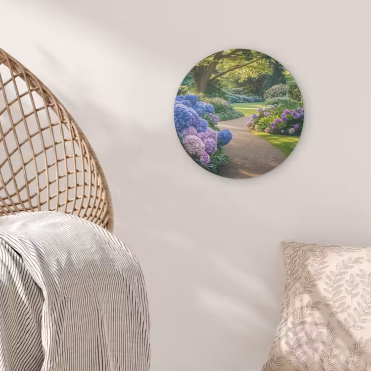 Hortensia- Park - Pad Akoestische PET Vilt - Rond klein -sfeer4