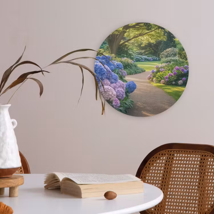 Hortensia- Park - Pad Akoestische PET Vilt - Rond klein -sfeer3