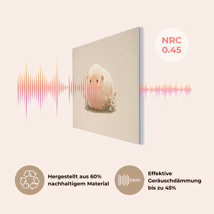 Schaap - Beige - Bloemen PET vilt klein -USP_DE