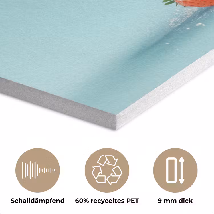 Slagroom - Taart - Blauw - Eten PET vilt klein -closeup_DE