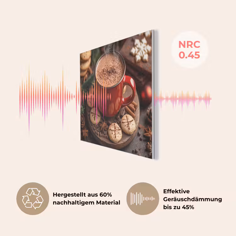 Chocolademelk - Mok - Winter - Kerst - Gezelligheid PET vilt klein -USP_DE