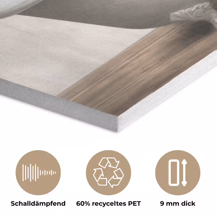 Schotse hooglander - Bad - Badkamer - Badkuip - Bruin - Horens PET vilt klein -closeup_DE