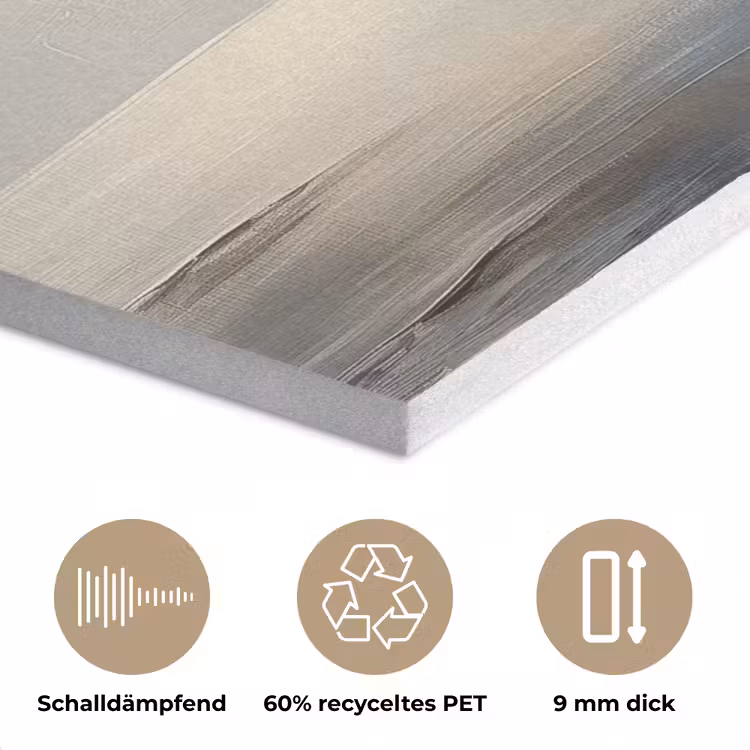 Zeilschip - Zee - Bewolkt PET vilt klein -closeup_DE