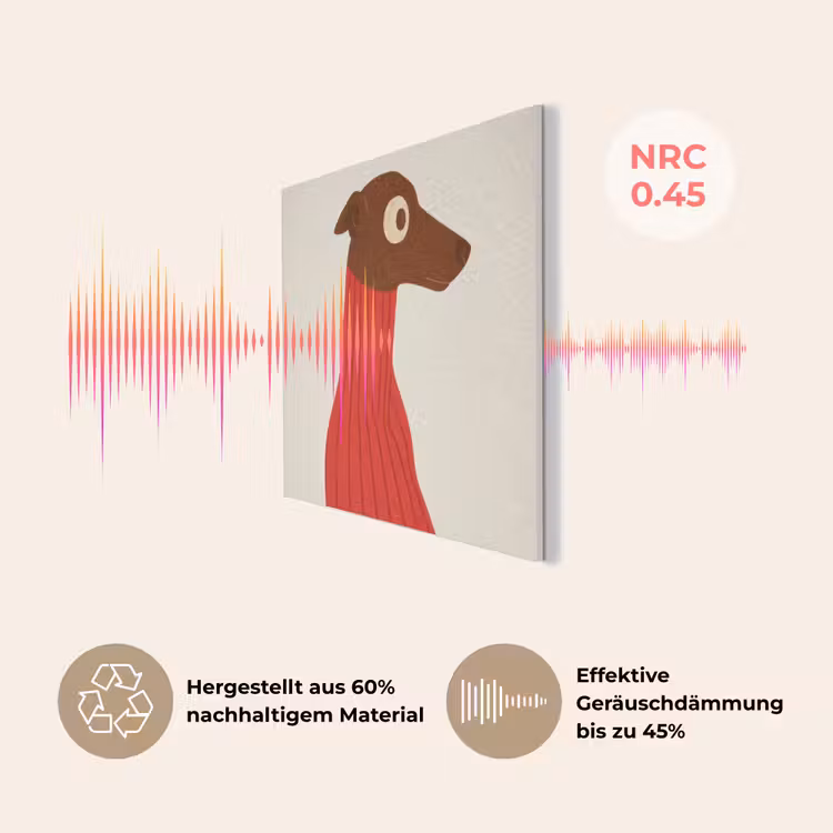 Silhouet - Hond - Trui - Rood PET vilt klein -USP_DE