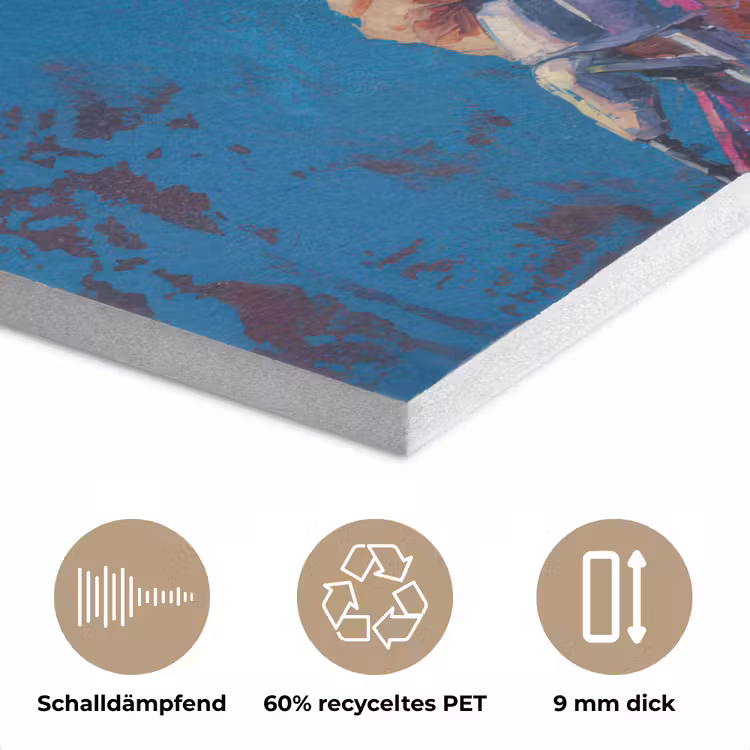 Zingende man - Glitterjas - Microfoon PET vilt klein -closeup_DE