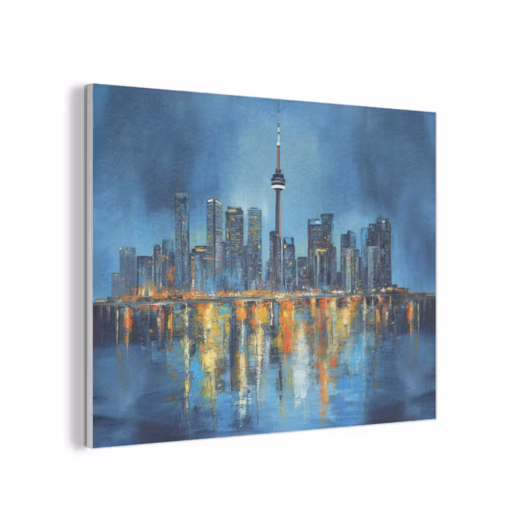 Skyline Toronto - Water - Stadslichten - Toren PET vilt klein -3d