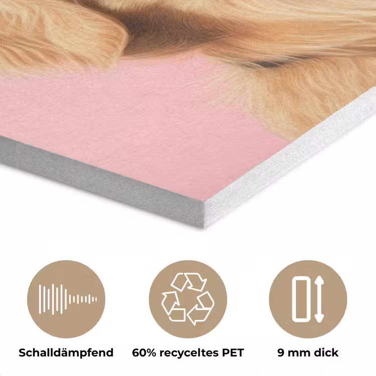 Zonnebril - Hartjes - Hond - Valentijn PET vilt klein -closeup_DE