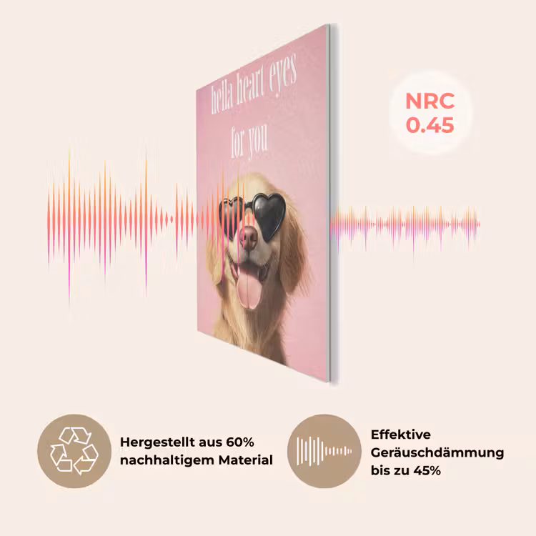 Zonnebril - Hartjes - Hond - Valentijn PET vilt klein -USP_DE