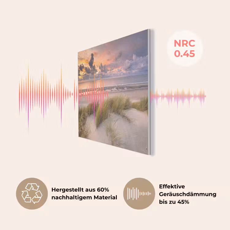 Zonsondergang - Duin - Strand - Planten - Zee PET vilt klein -USP_DE