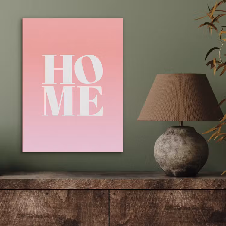 Home - Letters - Groot - Roze PET vilt klein -sfeer2