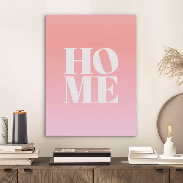 Home - Letters - Groot - Roze PET vilt klein -sfeer1