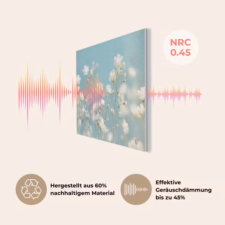 Stengels - Bloemen - Lucht - Wit PET vilt klein -USP_DE