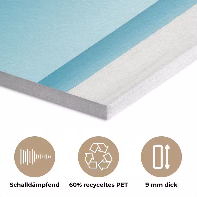 Strand - Blauwe lucht - Geel - Parasol PET vilt klein -closeup_DE