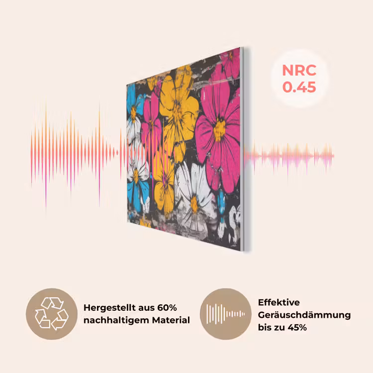 Street Art - Bloemen - Mix PET vilt middel -USP_DE