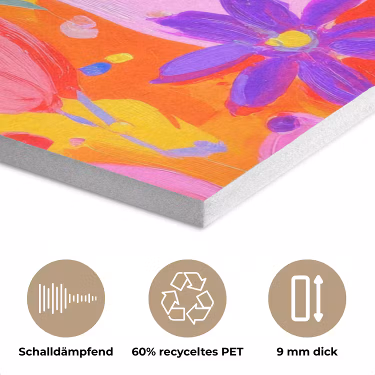 Tas - Roze - Bloemen PET vilt klein -closeup_DE