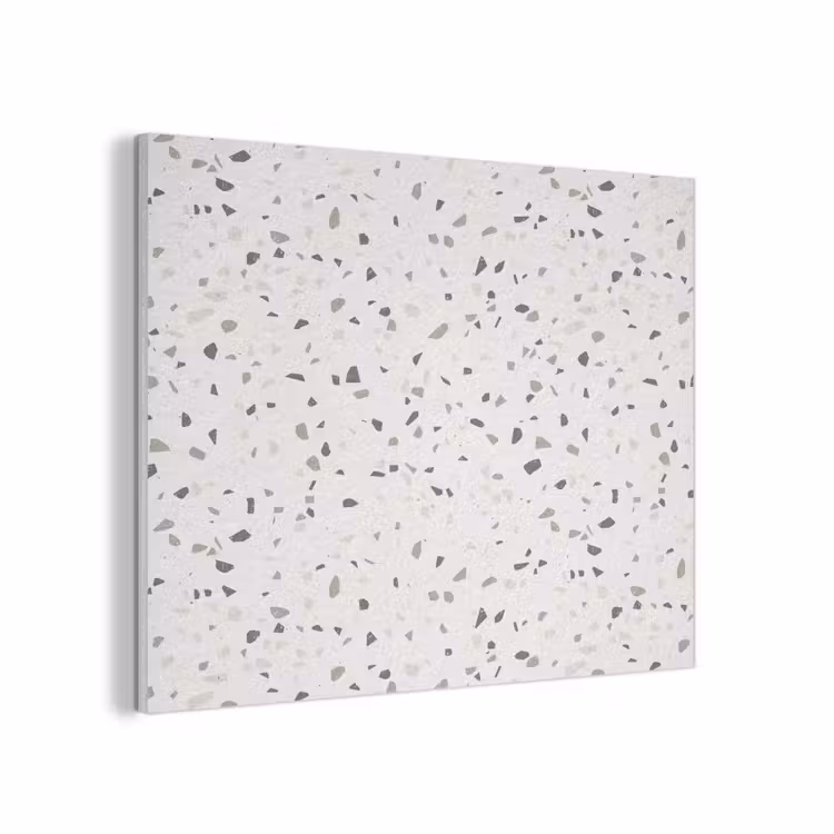 Terrazzo - Patroon - Créme PET vilt klein 837 -3d