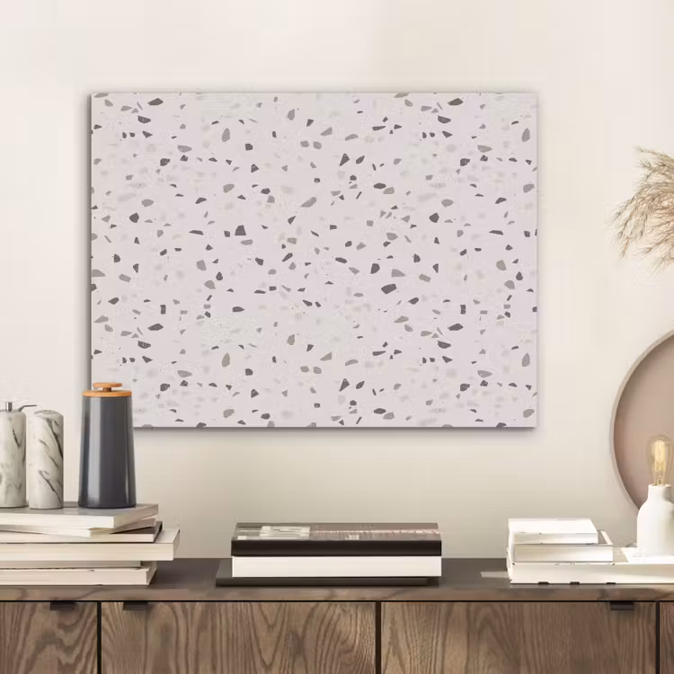 Terrazzo - Patroon - Créme PET vilt klein 837 -sfeer1