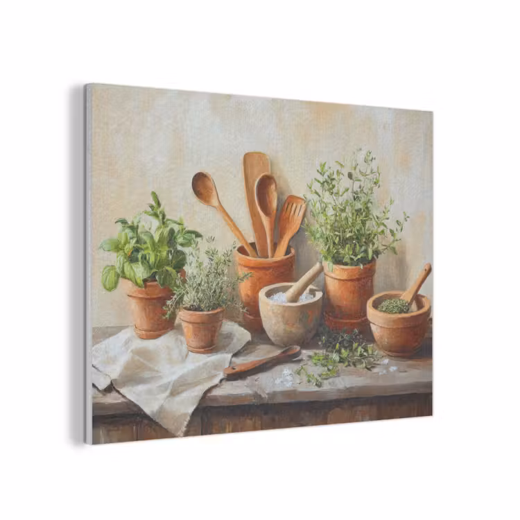 Potten - Kruiden - Hout PET vilt klein -3d