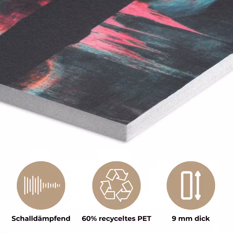 Schedels - Glitch - Cyberpunk PET vilt middel -closeup_DE