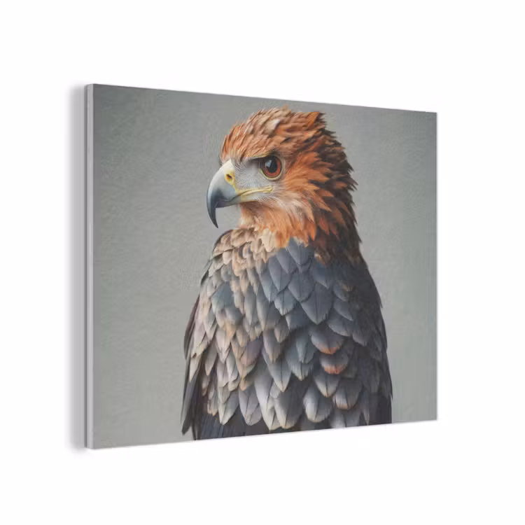 Vogel - Realistisch - Veren - Bruin PET vilt klein -3d