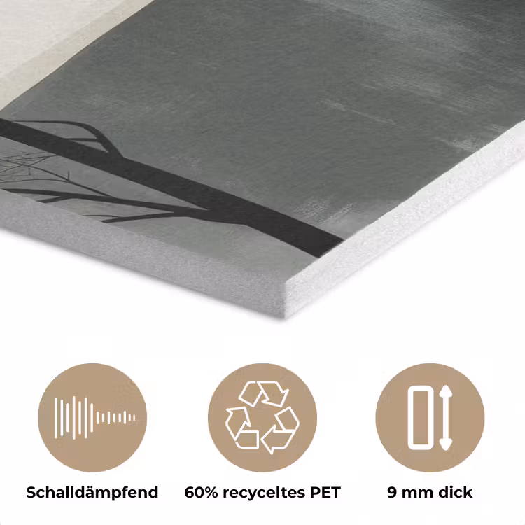 Wabi sabi - Beige - Plant PET vilt klein -closeup_DE