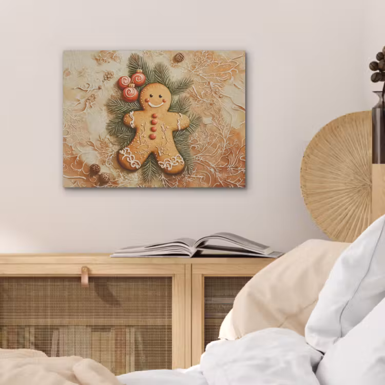 Kerstmis - Koekje - Poppetje - Speculaas PET vilt klein -sfeer3