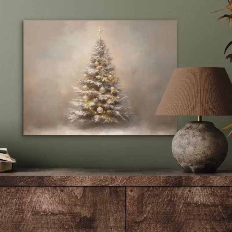 Kerst - kerstboom - Sneeuw - Art PET vilt klein -sfeer2