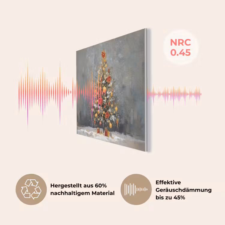 Kerstboom - Cadeaus - Rood - Goud PET vilt klein -USP_DE