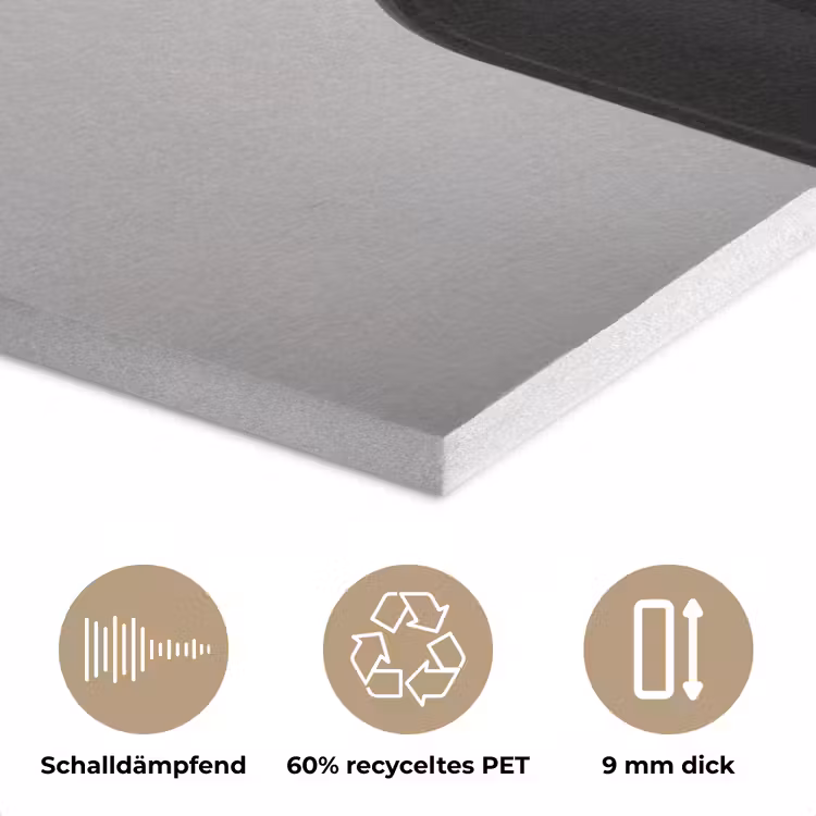 Wijnflessen - Zwart - Minimalistisch PET vilt klein -closeup_DE