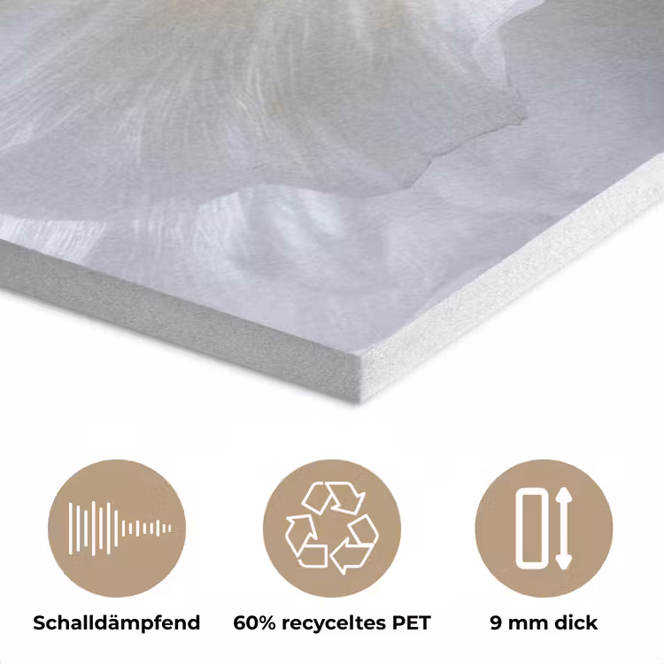Wit - Bloem - Elegant PET vilt klein -closeup_DE